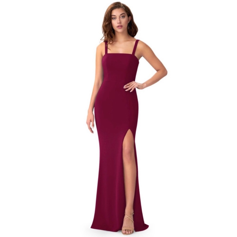Cabernet Azazie Gianetta bridesmaid dress size 0. Only worn once.No alterations!